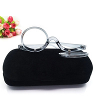 Offre Spéciale femmes mode presbytie couvercle rabattable rotatif lecture loupe lunettes de maquillage