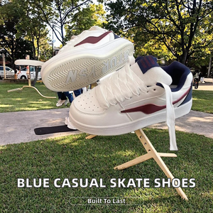 Zapatos Deportivos Casuales de Verano para Mujer Yuzi, Color Azul Claro, Estilo Coreano, Suela Gruesa Antideslizante de Goma, Entresuela de PVC - Product Image 2