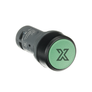 Interrupteur à bouton-poussoir à tête de réinitialisation automatique CP1-10G-11, couramment utilisé pour les panneaux de commande industriels. - Product Image 1
