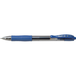 ปากกาลูกลื่นแบบกดหดได้ PILOT - G-2 สีน้ำเงิน - Product Image 1
