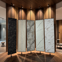 Panneau mural décoratif en PVC effet marbre UV avec design graphique pour la décoration de villas et d'hôtels