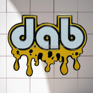 Badges à épingles en émail personnalisés irréguliers accessoires en métal pour Festival revers gouttes Dab Heady <span class=keywords><strong>Hippie</strong></span> 710/420 épingle à chapeau Weed Dab - Product Image 1