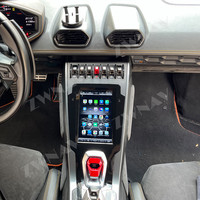 Autoradio ZWNAV Écran vertical Lecteur DVD de voiture Android pour Lamborghini Huracan 2014-2018 Carplay Autoradio Écran HD IPS Stéréo