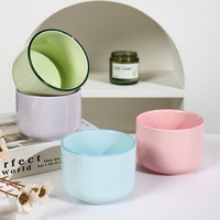 Vente en gros de tasses à bougies vides en céramique pour décoration de table de mariage pour la fabrication de bougies