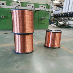 Alambre redondo de Aluminio revestido de cobre esmaltado ECCA para herramientas de bobinado de motor alambre de cobre - Product Image 5