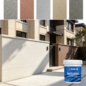 Peinture pour pierre à texture naturelle, <span class=keywords><strong>prix</strong></span> d'usine, aspect marbre, peinture pour mur extérieur - Product Image 3
