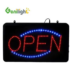 Nova janela usada Led Sign Sinal aberto Sinal DIY