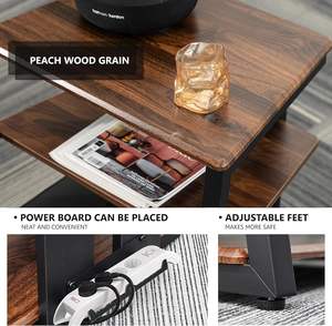 Salon Cuisine Entrepôt En Bois Solide Structure 4 Étagères <span class=keywords><strong>HiFi</strong></span> Armoire Bois Acier Lecteur CD Stand - Product Image 6