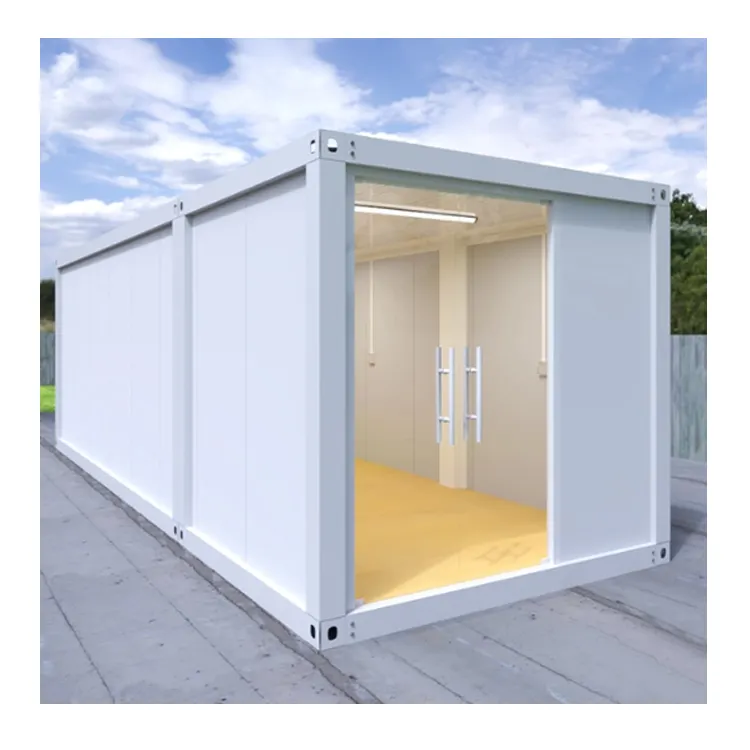 Niedriger Preis Vorgefertigtes kleines Haus Flat Pack Versand Fertighaus Abnehmbares modulares Container haus