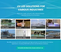 Module de système d'eau en ligne UVC LED 260 ~ 280NM LED UV d'eau qui coule pour distributeur d'eau de machine à boire