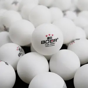 Custom Logo Pingpong ABS 3 Star Table Tennis Balls 40 Plastic For Training