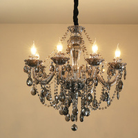 Lustre de luxe en cristal argenté de grande taille, luminaire suspendu décoratif pour plafond haut, idéal pour les mariages, les banquets et l'éclairage de scène