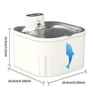 Smart Flip Top Pet Bowl Auto Open Lid Dustproof <b>Cat</b> Feeder Anti Slip Anti Kennel Chin for <b>Cats</b> and Dogs - Product Image 1