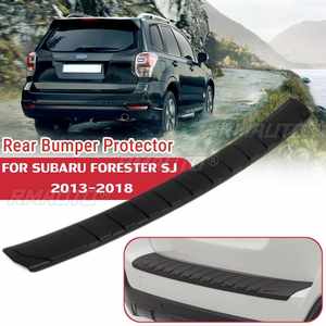 Rear Bumper Protector Sill Trunk Rear guard Tread Plate Trim FOR SUBARU FORESTER SJ 2013-2018 <b>Car</b> styling Exterior Parts - Product Image 1