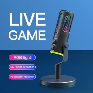 Studio Condenser Microphone USB C for Live Streaming Gaming Podcast Plug Play <b>PC</b> Computer Mic with Tripod <b>Stand</b> Pop Filter - Product Image 3