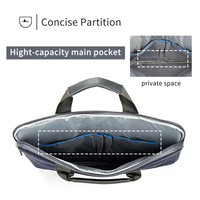 Étui pour ordinateur portable 13,3/14 pouces avec poignée compatible, housse pour ordinateur portable 14,2 pouces, sac de transport, mallette pour hommes, voyages d'affaires, université