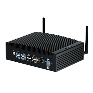 Hystou Mini PC industriel de bureau à faible consommation, passerelle Ethernet Gigabit IoT, graphismes UHD, 32 Go double DDR4, large plage de températures H - Product Image 1