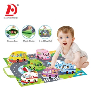 HUADA-Tapis de jeu en tissu doux pour enfants, jouets <span class=keywords><strong>animaux</strong></span> en peluche, 2023 - Product Image 2