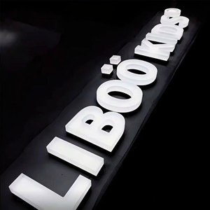 Letrero de publicidad frontal de tienda, logotipo de negocios personalizado, letrero de letras, señalización para exteriores, carteles Led iluminados 3D acrílicos - Product Image 6
