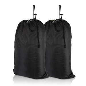 Bolsa de lavandería resistente al agua para lavado de Hotel, con correa para el hombro, no tejida, con cordón, eco, no tejida, para viaje y hotel