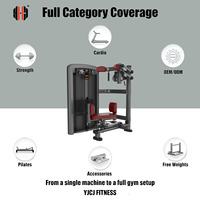 Machine de musculation professionnelle personnalisée en acier, à rotation, à charge par poulie, certifiée CE, vente en gros
