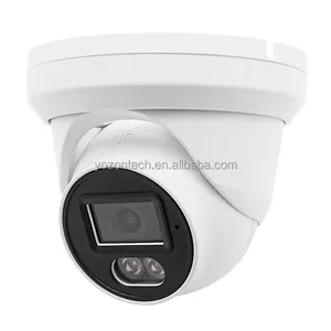 Metal turret 8MP 4K IP Camera POE network camera 3.6mm lens IR and warm lights Face detection XMeye Plug-Play NDAA