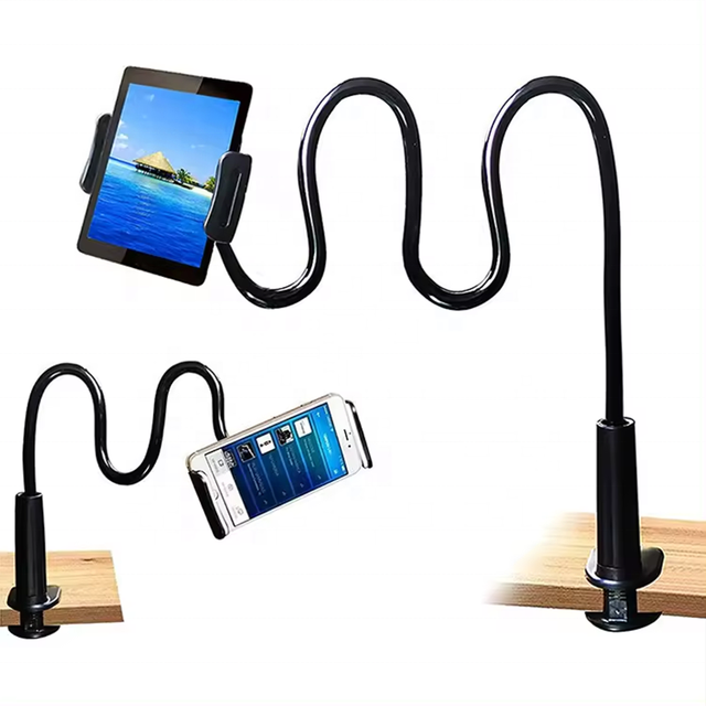 Universal Long Arm Mobile Phone Clamp Adjustable Smart Phone Mount Gooseneck Tablet Stand Holder With Grip Lazy Bracket for Bed
