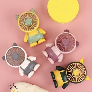Mini Cartoon Fan Portable Rechargeable USB For Kids Students With Three Speeds DC Motor - Product Image 4