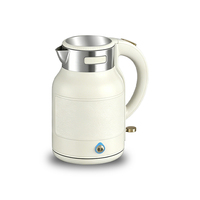 Bouilloire Électrique Rétro 2L, Design Vintage, Acier Inoxydable Double Paroi Anti-Brûlure, Ébullition Rapide, Qualité Alimentaire, Sans Soudure, Vente en Gros