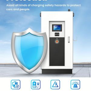 30KW 40KW 60KW GPRS 4G WI-FI admite protección contra fugas 2 pistolas personalizado comercial rápido EV DC cargador pila - Product Image 6