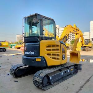 Excavadora Komatsu PC55MR-3 PC55 de Segunda Mano, Japonesa, con Cadena de Goma, Excelente Estado, Original - Product Image 4