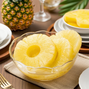 Alimenti <span class=keywords><strong>in</strong></span> scatola di frutta nuova stagione sana fette di ananas e anelli di sciroppo all'ingrosso - Product Image 1