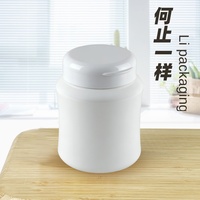 Bouteille en plastique HDPE 180 ml avec bouchon à clapet pour poudre dentifrice, emballage de chewing-gum au xylitol, comprimés de chewing-gum, suppléments santé