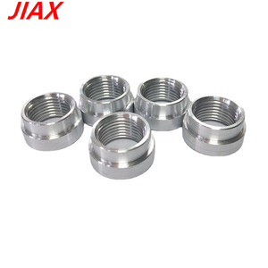 Raccord de soudure en aluminium multi-spécifications 1/8 1/4 3/8 1/2 3/4 NPT M16 M18 avec écrou femelle pour la modification de la distribution de carburant, d'huile, de gaz et d'eau - Product Image 2