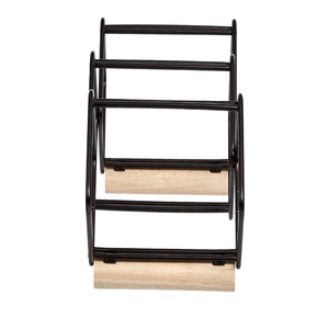 Portabottiglie da Tavolo per 3 Bottiglie, Decorazione per Matrimoni, Salvaspazio, Molto Richiesto - Product Image 3
