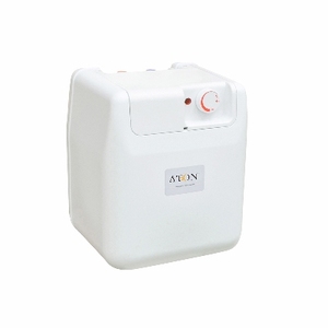 Scaldabagno Elettrico Verticale Sottolavello Aton 10lt in Acciaio Inox e Plastica, per Auto, Camper, Esterni, Casa, Hotel, 5 Anni di Garanzia - Product Image 1