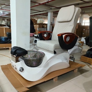 Chaises de spa pour pédicure et massage des pieds Kisen, vente chaude, personnalisées en usine, sans tuyauterie, sans plomberie, luxe, blanc, noir, gris, rouge, rose - Product Image 4
