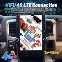 Reproductor Multimedia para Automóvil Android con Pantalla Táctil GPS de 14.5'' IPS para Dodge RAM 1500 2009-2018, Radio, CarPlay, Reproductor de CD con Cámara de Reversa