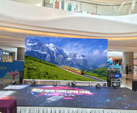 Écran LED d'intérieur P3.91 de 3,91 mm à installation facile, HDR10+, couleur pleine, taux de rafraîchissement de 3840 Hz pour les affichages en centres commerciaux et sur scène