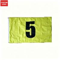 Drapeaux décoratifs d'extérieur en polyester durable en gros avec logo, impression personnalisée par sublimation, bannières personnalisées