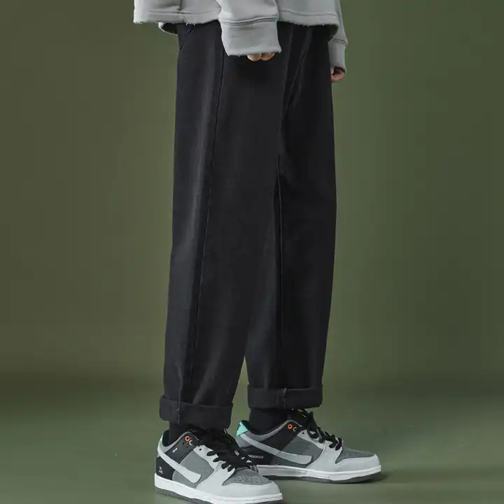Streetwear Slim Fit Non Ripped Mens