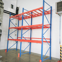 Étagères de stockage d'entrepôt robustes personnalisées en usine, rayonnages à palettes sélectifs en acier