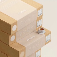 Boîte d'emballage pour t-shirt en papier kraft recyclé écologique avec enveloppe personnalisée, impression de marque personnalisée, pelliculage mat