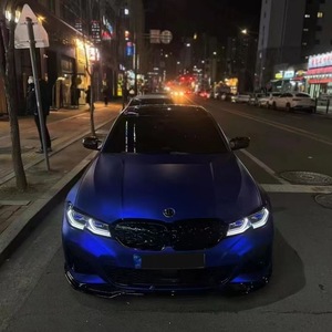 Phim trang trí ô tô bằng nhựa PVC mạ điện màu xanh phổ biến, có thể thay đổi màu sắc và chống trầy xước - Product Image 3