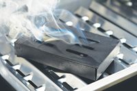 Boîte à fumée en fonte pour barbecue, boîte à fumée robuste pour barbecue au gaz et au charbon, accessoires de fumage pour grillades en extérieur