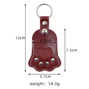 Llavero Portátil con Forma de Pata Creativa para Fotos, Pequeño Recuerdo para Mascotas, Organizador Conmemorativo para Guardar Pelo de Mascotas - Product Image 6