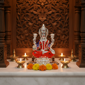 Premium Silver Plated Hindu God Idol for <b>Mandir</b> | Worship & Meditation Home Decor | Spiritual Wedding Gift - Product Image 5