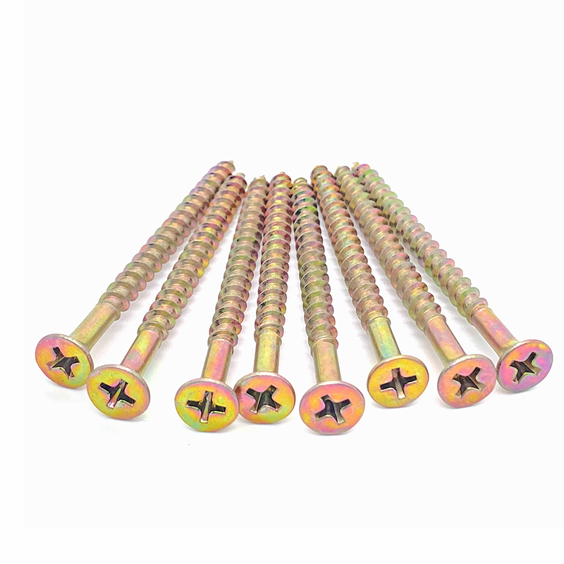 Screws / Timber Screws High Quality Wood Heat Treatment Pan Zinc Plated Chipboard Screw