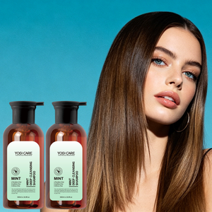 โยกี เนเจอร์ ดีพ คลีนซิ่ง แชมพู & มิ้นท์ ออยล์ คอนโทรล แฮร์ แชมพู ขายส่ง - Product Image 1