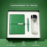 Coffret Cadeau Anniversaire Bloc-notes Stylo Gel Bouteille Sportive Vente en Gros Usine ODM Expédition Rapide Cadeau d'Affaires Logo Personnalisé OEM Vente en Gros